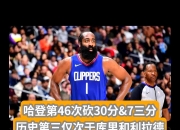 乐鱼体育课程-火箭逆袭！哈登砍下40分逆转尼克斯
