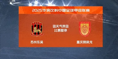 包含足球比赛再次因天气原因暂停推迟的词条