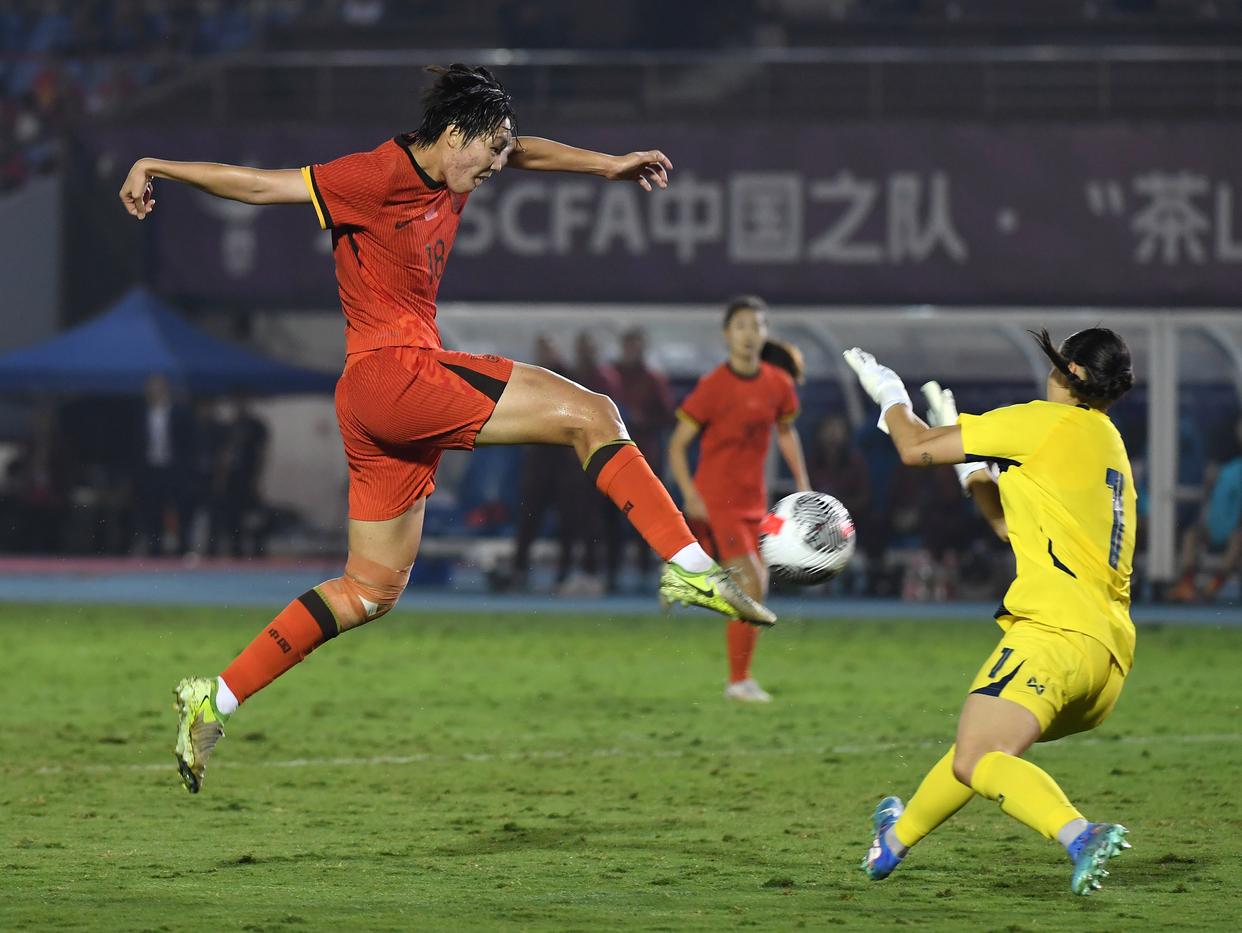 国际女足在热身赛中又一次胜出