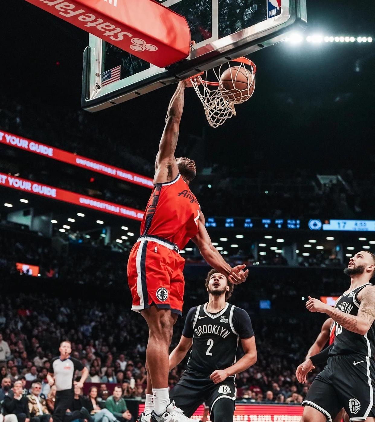 快船逆转篮网，利拉德三分准